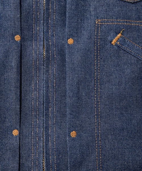 Lee（リー）の「Wrangler/ラングラー ARCHIVE 24MJZ JACKET 1964 MODEL（デニムジャケット・メンズ・ノンウォッシュ・44/42/40/38/36）」の6枚目の写真