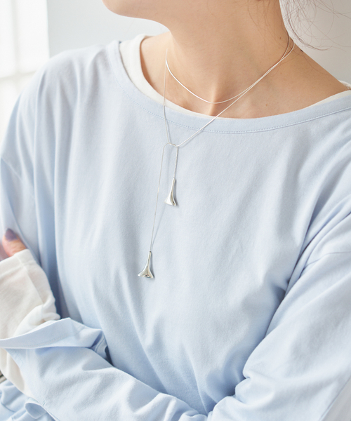 Spick & Span(スピックアンドスパン)の「BASENOTES / ベースノート 別注LONG COAD NC* BN-H007(ネックレス・レディース・シルバー・FREE)」の1枚目の写真