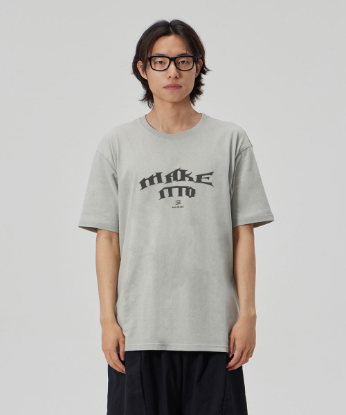 MAKEITTO（メイキット）の「[BLACK LETTER]CREW NECK TEE_MINT（Tシャツ/カットソー・メンズ・その他・M/L/XL/XXL）」の2枚目の写真