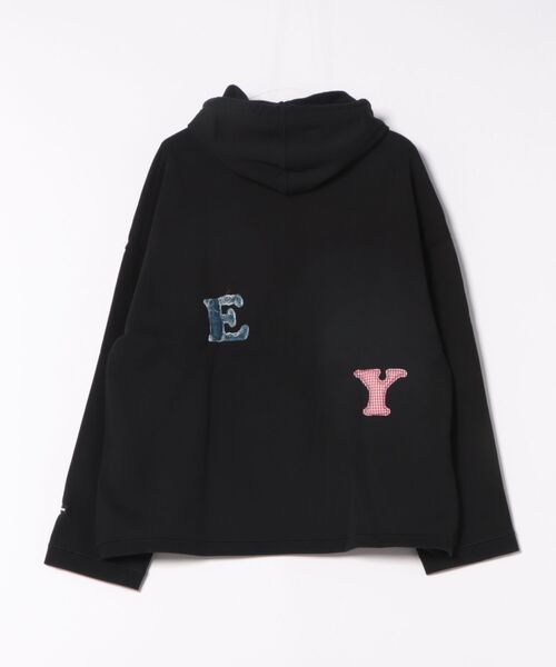 Little sunny bite（リトルサニーバイト）の「littlesunnybite/リトルサニーバイト/alphabet hoodie（パーカー・レディース・ブラック/グレー/ホワイト・M/S）」の4枚目の写真