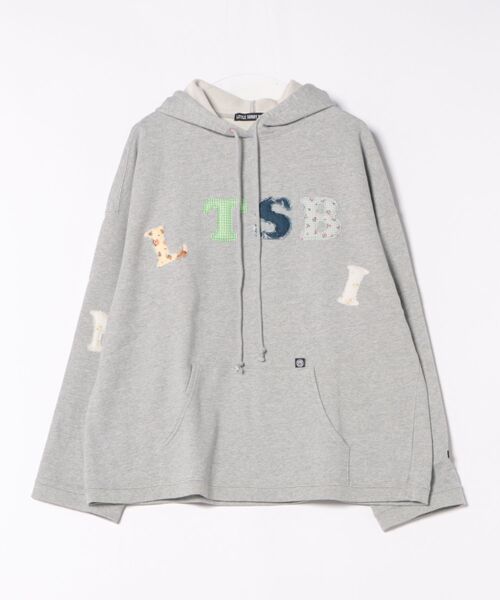 Little sunny bite（リトルサニーバイト）の「littlesunnybite/リトルサニーバイト/alphabet hoodie（パーカー・レディース・ブラック/グレー/ホワイト・M/S）」の14枚目の写真