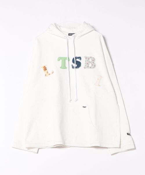 Little sunny bite（リトルサニーバイト）の「littlesunnybite/リトルサニーバイト/alphabet hoodie（パーカー・レディース・ブラック/グレー/ホワイト・M/S）」の12枚目の写真
