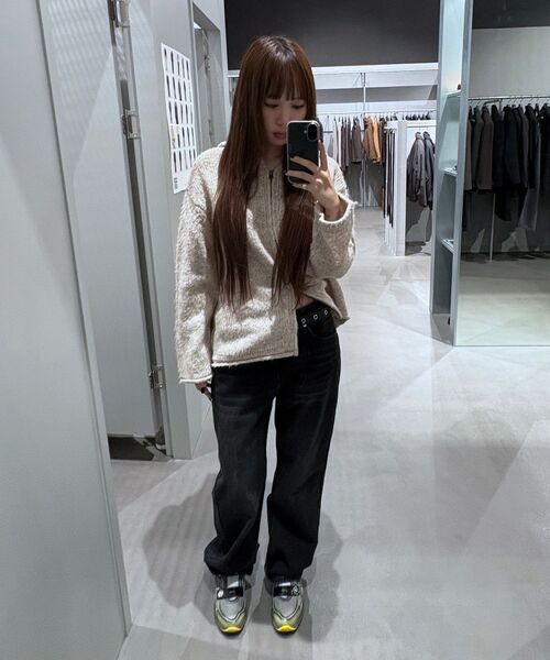 INSILENCE WOMEN(インサイレンスウーマン)の「ブラシストレートフィットデニム ブラック(デニムパンツ・レディース・その他・S/M/L/XS)」の13枚目の写真