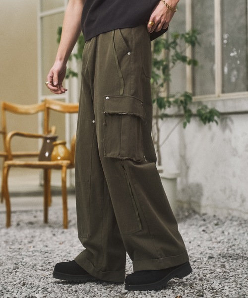 CASPER JOHN（キャスパージョン）の「Double knee cargo pants