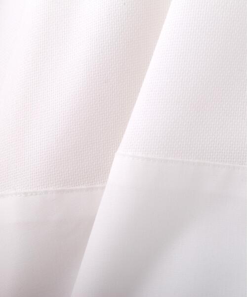 human woman（ヒューマンウーマン）の「◆ベーシックシャツ（シャツ/ブラウス・レディース・ホワイト/ブルー・MEDIUM）」の7枚目の写真