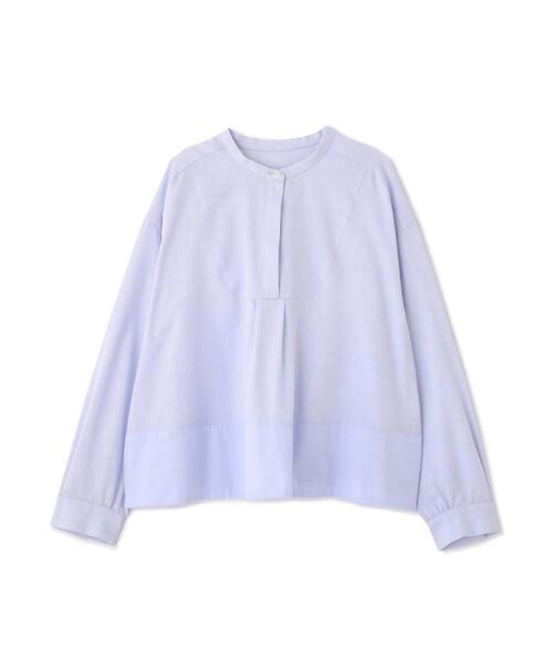 human woman（ヒューマンウーマン）の「◆ベーシックシャツ（シャツ/ブラウス・レディース・ホワイト/ブルー・MEDIUM）」の8枚目の写真