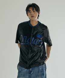 VONVAT（ヴォンバト）の「ベースボールショートスリーブジャージ（ブラック）（Tシャツ/カットソー）」