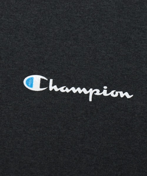 Champion(チャンピオン)の「【Champion/チャンピオン】レディース ショートスリーブTシャツ(Tシャツ/カットソー・レディース・ライトオレンジ系1/ライトブルー/ブラック/ダークネイビー/ホワイト・LARGE/MEDIUM)」の12枚目の写真