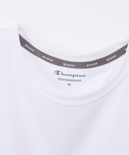 Champion(チャンピオン)の「【Champion/チャンピオン】レディース ショートスリーブTシャツ(Tシャツ/カットソー・レディース・ライトオレンジ系1/ライトブルー/ブラック/ダークネイビー/ホワイト・LARGE/MEDIUM)」の6枚目の写真