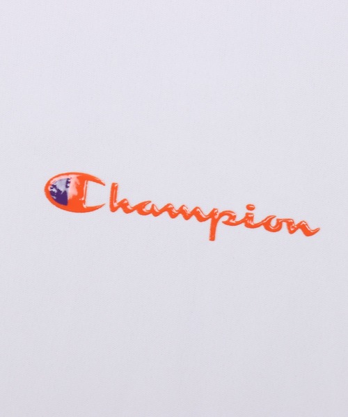 Champion(チャンピオン)の「【Champion/チャンピオン】レディース ショートスリーブTシャツ(Tシャツ/カットソー・レディース・ライトオレンジ系1/ライトブルー/ブラック/ダークネイビー/ホワイト・LARGE/MEDIUM)」の8枚目の写真