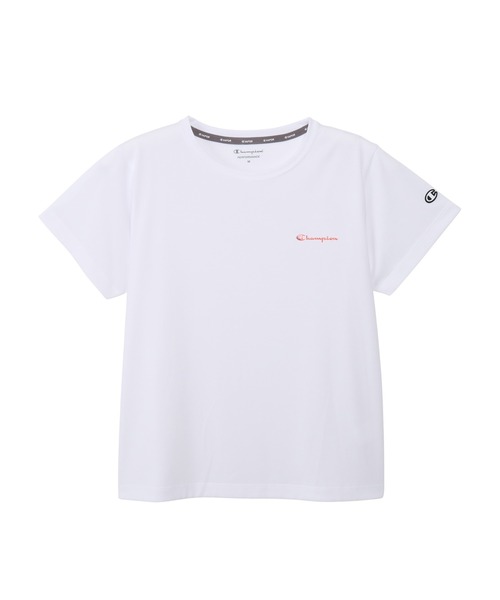 Champion(チャンピオン)の「【Champion/チャンピオン】レディース ショートスリーブTシャツ(Tシャツ/カットソー・レディース・ライトオレンジ系1/ライトブルー/ブラック/ダークネイビー/ホワイト・LARGE/MEDIUM)」の9枚目の写真