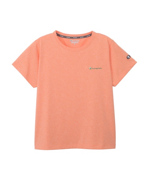 Champion(チャンピオン)の「【Champion/チャンピオン】レディース ショートスリーブTシャツ(Tシャツ/カットソー・レディース・ライトオレンジ系1/ライトブルー/ブラック/ダークネイビー/ホワイト・LARGE/MEDIUM)」の22枚目の写真