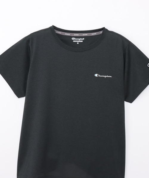 Champion(チャンピオン)の「【Champion/チャンピオン】レディース ショートスリーブTシャツ(Tシャツ/カットソー・レディース・ライトオレンジ系1/ライトブルー/ブラック/ダークネイビー/ホワイト・LARGE/MEDIUM)」の10枚目の写真