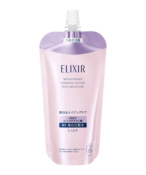 ELIXIR（エリクシール）の「エリクシール ホワイト　ブライトニング　ローション　ｃａ　（つめかえ用）（医薬部外品）（化粧水・レディース・(みずみずしい)/（しっとり）・ﾌﾘ-）」の2枚目の写真