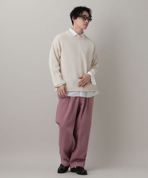 RAGEBLUE（レイジブルー）の「Double Knee Buggy Cocoon Pants/ダブルニーコクーンワイドパンツ【セットアップ対応】（デニムパンツ・メンズ・その他19/オフホワイト/ピンク系その他・MEDIUM/LARGE）」の22枚目の写真