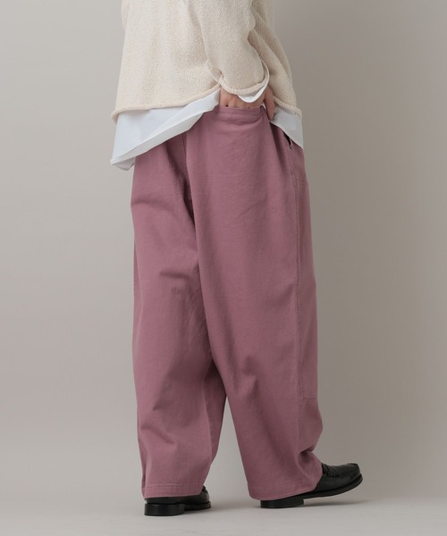 RAGEBLUE（レイジブルー）の「Double Knee Buggy Cocoon Pants/ダブルニーコクーンワイドパンツ【セットアップ対応】（デニムパンツ・メンズ・その他19/オフホワイト/ピンク系その他・MEDIUM/LARGE）」の16枚目の写真