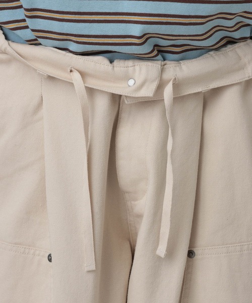 RAGEBLUE（レイジブルー）の「Double Knee Buggy Cocoon Pants/ダブルニーコクーンワイドパンツ【セットアップ対応】（デニムパンツ・メンズ・その他19/オフホワイト/ピンク系その他・MEDIUM/LARGE）」の10枚目の写真