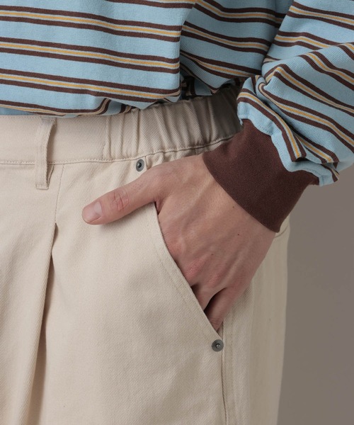 RAGEBLUE（レイジブルー）の「Double Knee Buggy Cocoon Pants/ダブルニーコクーンワイドパンツ【セットアップ対応】（デニムパンツ・メンズ・その他19/オフホワイト/ピンク系その他・MEDIUM/LARGE）」の11枚目の写真