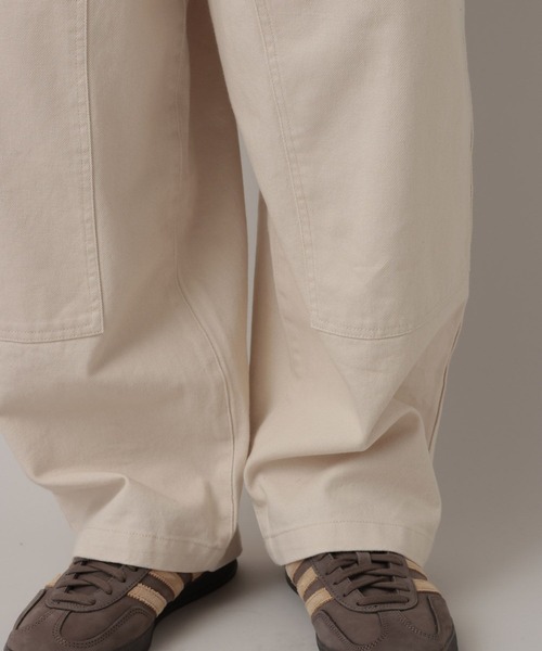 RAGEBLUE（レイジブルー）の「Double Knee Buggy Cocoon Pants/ダブルニーコクーンワイドパンツ【セットアップ対応】（デニムパンツ・メンズ・その他19/オフホワイト/ピンク系その他・MEDIUM/LARGE）」の12枚目の写真