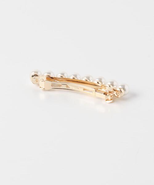 URBAN RESEARCH DOORS(アーバンリサーチドアーズ)の「パールバレッタ(バレッタ/ヘアクリップ・レディース・ホワイト系その他・ONE)」の4枚目の写真