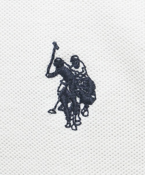 U.S. POLO ASSN.(ユーエスポロアッスン)の「U.S. POLO ASSN. (ユーエスポロアッスン) 半袖ポロシャツ 鹿の子 ライン ワンポイント ポロ PLM61103(ポロシャツ・メンズ・ブルー/ブラック/ホワイト・LL/L/M)」の10枚目の写真