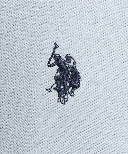 U.S. POLO ASSN.(ユーエスポロアッスン)の「U.S. POLO ASSN. (ユーエスポロアッスン) 半袖ポロシャツ 鹿の子 ライン ワンポイント ポロ PLM61103(ポロシャツ・メンズ・ブルー/ブラック/ホワイト・LL/L/M)」の12枚目の写真