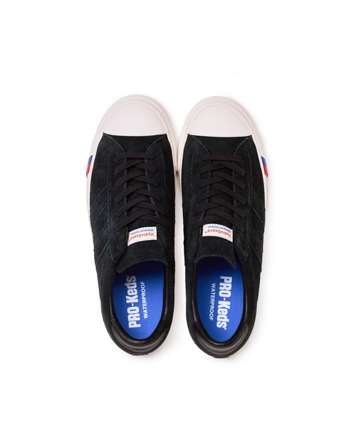 PRO-Keds（プロケッズ）の「PRO-Keds プロケッズ  ロイヤルプラス スエード ロー〈ウォータープルーフ〉（スニーカー・メンズ・ブラック/マスタード・23.0cm/23.5cm/24.0cm/24.5cm/25.0cm/26.0cm/26.5cm/27.0cm/27.5cm/28.0cm/28.5cm/29.0cm/29.5cm/25.5cm）」の6枚目の写真