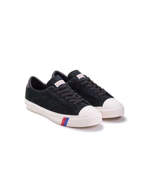 PRO-Keds（プロケッズ）の「PRO-Keds プロケッズ  ロイヤルプラス スエード ロー〈ウォータープルーフ〉（スニーカー・メンズ・ブラック/マスタード・23.0cm/23.5cm/24.0cm/24.5cm/25.0cm/26.0cm/26.5cm/27.0cm/27.5cm/28.0cm/28.5cm/29.0cm/29.5cm/25.5cm）」の5枚目の写真