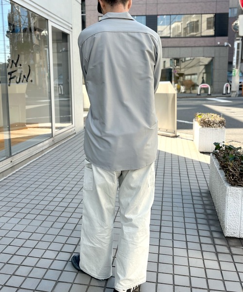 RED KAP（レッドキャップ）の「【RED KAP】レッドキャップ 4.25オンス ポプリン ワークシャツ 長袖（シャツ/ブラウス・メンズ・ブラック/グレー/ネイビー/ホワイト/サックスブルー/ブラウン・M/L/XL）」の21枚目の写真