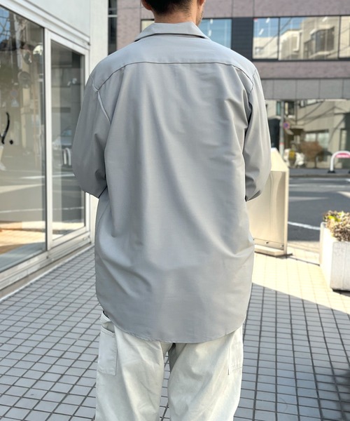 RED KAP（レッドキャップ）の「【RED KAP】レッドキャップ 4.25オンス ポプリン ワークシャツ 長袖（シャツ/ブラウス・メンズ・ブラック/グレー/ネイビー/ホワイト/サックスブルー/ブラウン・M/L/XL）」の20枚目の写真