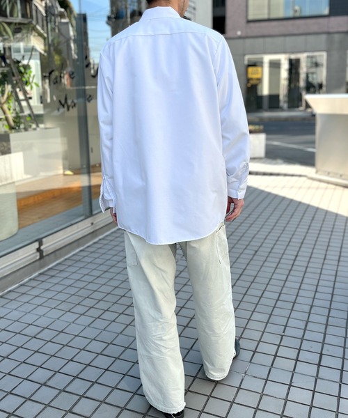 RED KAP（レッドキャップ）の「【RED KAP】レッドキャップ 4.25オンス ポプリン ワークシャツ 長袖（シャツ/ブラウス・メンズ・ブラック/グレー/ネイビー/ホワイト/サックスブルー/ブラウン・M/L/XL）」の8枚目の写真