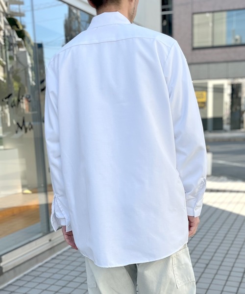 RED KAP（レッドキャップ）の「【RED KAP】レッドキャップ 4.25オンス ポプリン ワークシャツ 長袖（シャツ/ブラウス・メンズ・ブラック/グレー/ネイビー/ホワイト/サックスブルー/ブラウン・M/L/XL）」の9枚目の写真