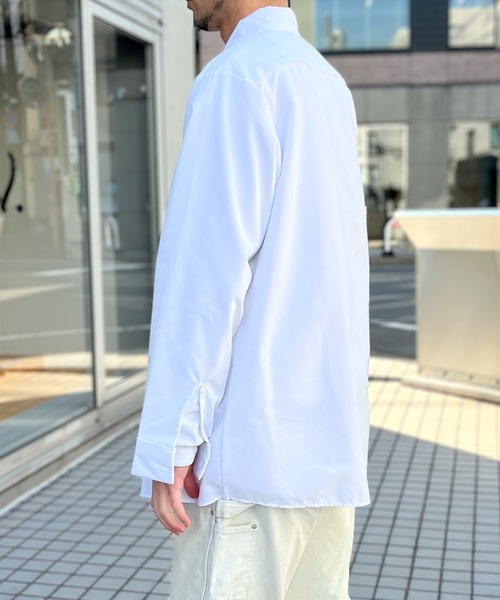 RED KAP（レッドキャップ）の「【RED KAP】レッドキャップ 4.25オンス ポプリン ワークシャツ 長袖（シャツ/ブラウス・メンズ・ブラック/グレー/ネイビー/ホワイト/サックスブルー/ブラウン・M/L/XL）」の10枚目の写真