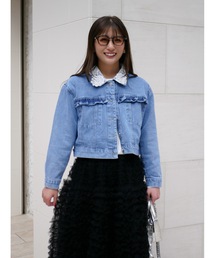 BeBeoD（べベッド）の「レースドッキングデニムジャケット（デニムジャケット）」