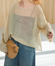 IENA カタアゼ ボートネックニット plage spickandspan Spick × SLOBE合同リール企画｜ ママスタッフの年末年始のおでかけ