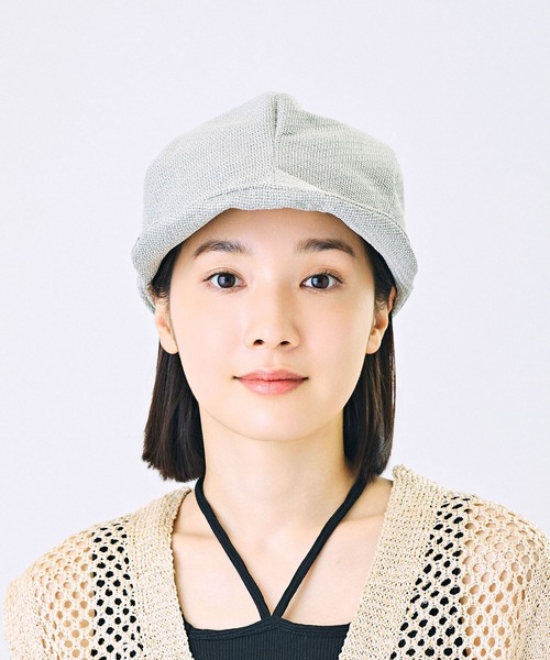 CA4LA（カシラ）の「KYARIP CLOTH（キャスケット・レディース・ブラック/ベージュ・ONESIZE）」の3枚目の写真