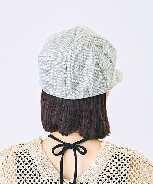 CA4LA（カシラ）の「KYARIP CLOTH（キャスケット・レディース・ブラック/ベージュ・ONESIZE）」の5枚目の写真