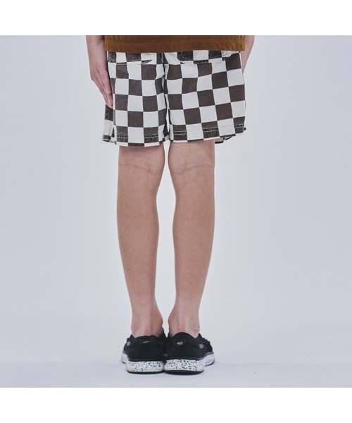 Smoothy（スムージー）の「SMOOTHY Checker Shorts pants / スムージー チェッカー ショーツ（その他パンツ・キッズ・ホワイト×ブラック/ホワイト系・150/140/130/160/120）」の6枚目の写真