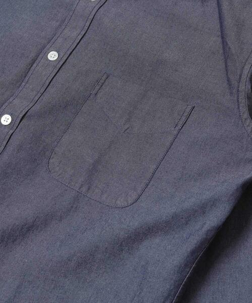 URBAN RESEARCH DOORS（アーバンリサーチドアーズ）の「LIFE STYLE TAILOR　シャンブレーBDシャツ（シャツ/ブラウス・メンズ・ネイビー/ブルー・MEDIUM/SMALL/LARGE）」の5枚目の写真