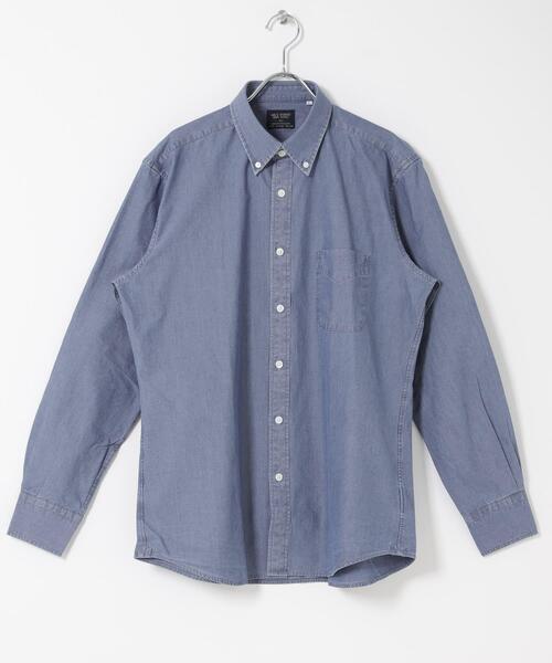 URBAN RESEARCH DOORS（アーバンリサーチドアーズ）の「LIFE STYLE TAILOR　シャンブレーBDシャツ（シャツ/ブラウス・メンズ・ネイビー/ブルー・MEDIUM/SMALL/LARGE）」の19枚目の写真