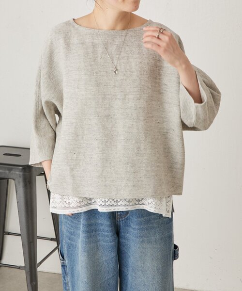 BEARDSLEY（ビアズリー）の「ソウレースキャミソール（シャツ/ブラウス・レディース・ブラック/ホワイト・FREE）」の16枚目の写真