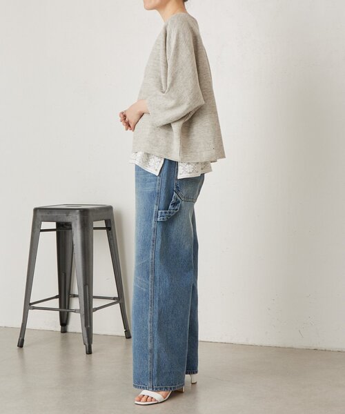 BEARDSLEY（ビアズリー）の「ソウレースキャミソール（シャツ/ブラウス・レディース・ブラック/ホワイト・FREE）」の19枚目の写真