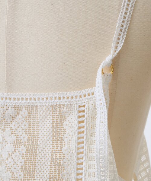 BEARDSLEY（ビアズリー）の「ソウレースキャミソール（シャツ/ブラウス・レディース・ブラック/ホワイト・FREE）」の15枚目の写真