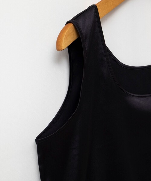 NOLLEY’S（ノーリーズ）の「ウォッシャブル裾レースオトナサテンタンク（タンクトップ・レディース・ホワイト/ブラック・38）」の20枚目の写真