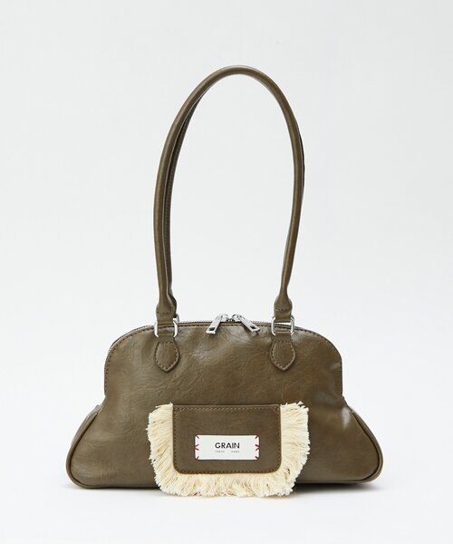 GRAIN（グレイン）の「【WEB限定】【GRAIN/グレイン】フリンジ変形ハンドバッグ（トートバッグ・レディース・ブラウン/ブルー・FREE）」の10枚目の写真
