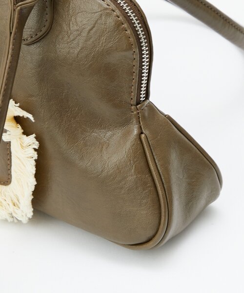 GRAIN（グレイン）の「【WEB限定】【GRAIN/グレイン】フリンジ変形ハンドバッグ（トートバッグ・レディース・ブラウン/ブルー・FREE）」の15枚目の写真