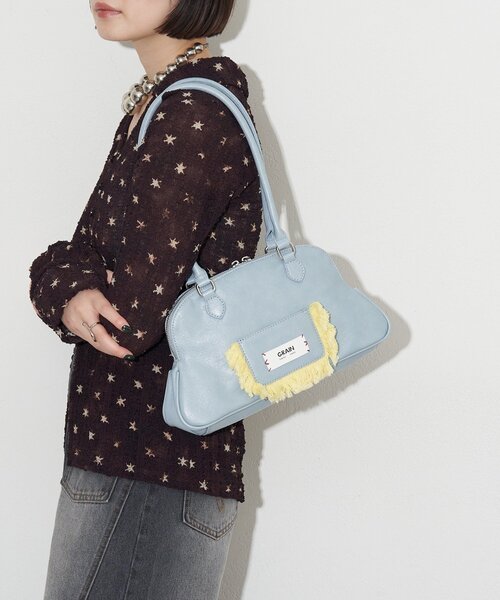 GRAIN（グレイン）の「【WEB限定】【GRAIN/グレイン】フリンジ変形ハンドバッグ（トートバッグ・レディース・ブラウン/ブルー・FREE）」の17枚目の写真