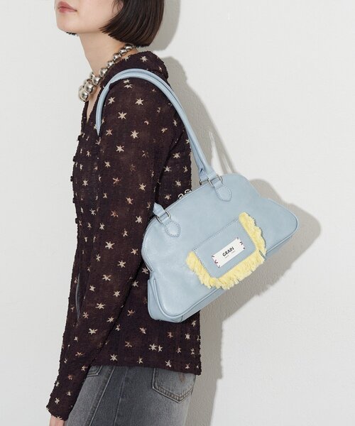 GRAIN（グレイン）の「【WEB限定】【GRAIN/グレイン】フリンジ変形ハンドバッグ（トートバッグ・レディース・ブラウン/ブルー・FREE）」の18枚目の写真