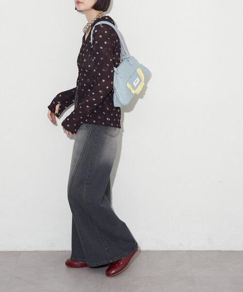 GRAIN（グレイン）の「【WEB限定】【GRAIN/グレイン】フリンジ変形ハンドバッグ（トートバッグ・レディース・ブラウン/ブルー・FREE）」の21枚目の写真