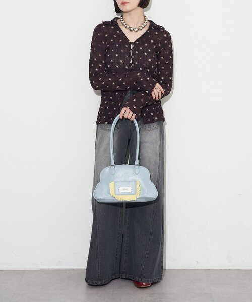 GRAIN（グレイン）の「【WEB限定】【GRAIN/グレイン】フリンジ変形ハンドバッグ（トートバッグ・レディース・ブラウン/ブルー・FREE）」の22枚目の写真